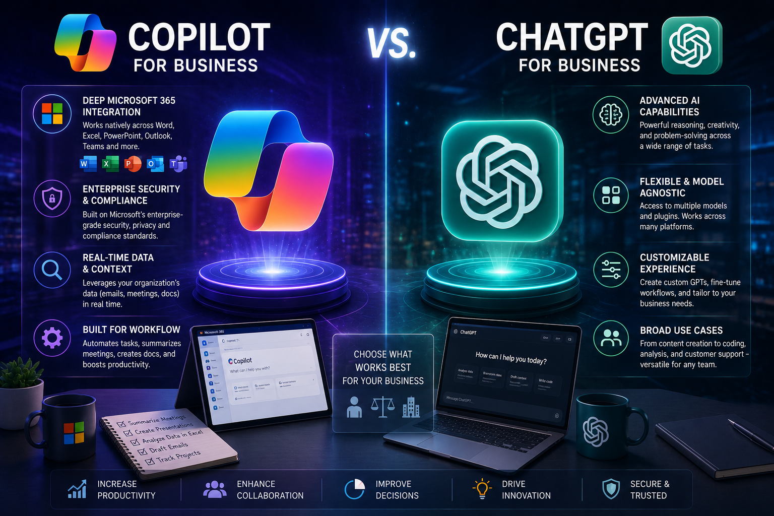 Copilot vs. ChatGPT