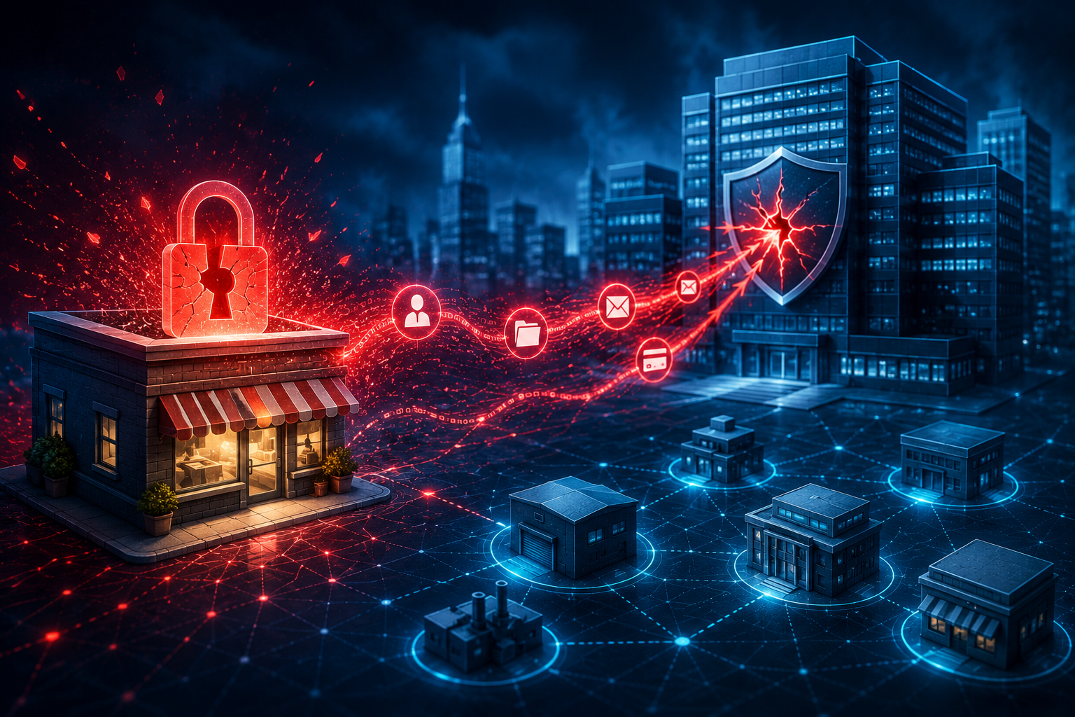 How ransomware attacks on small businesses are becoming gateways to larger enterprises