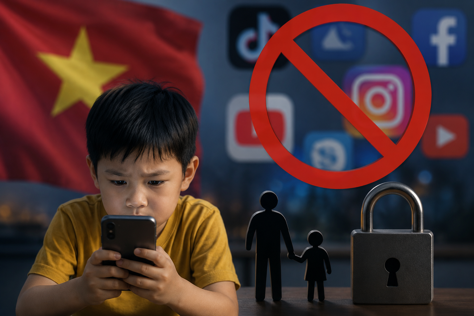 Vietnam Moves to Restrict Social Media Access for Kids