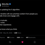 X Algorithm Update