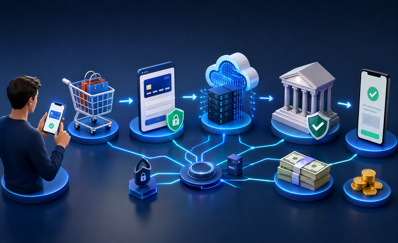 How Digital Payments Actually Work: The Complete Journey of an Online Transaction