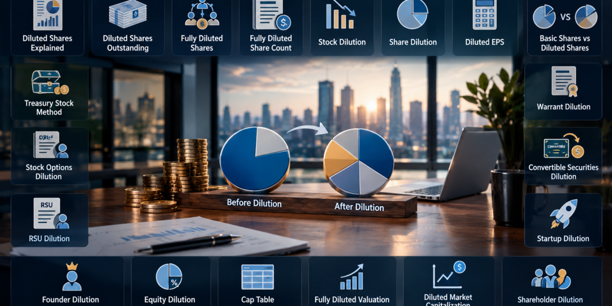 Diluted Shares Explained: Formulas, Examples & Cap Tables
